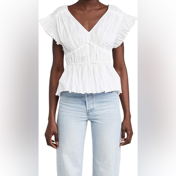 Rebecca Taylor Tops - Rebecca Taylor Women's Sleeveless Broomstick Blouse